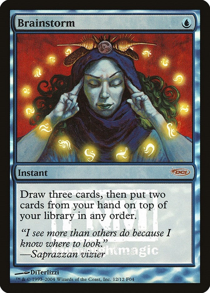 Image for Brainstorm (12) [FNM Promos] - Magic: The Gathering