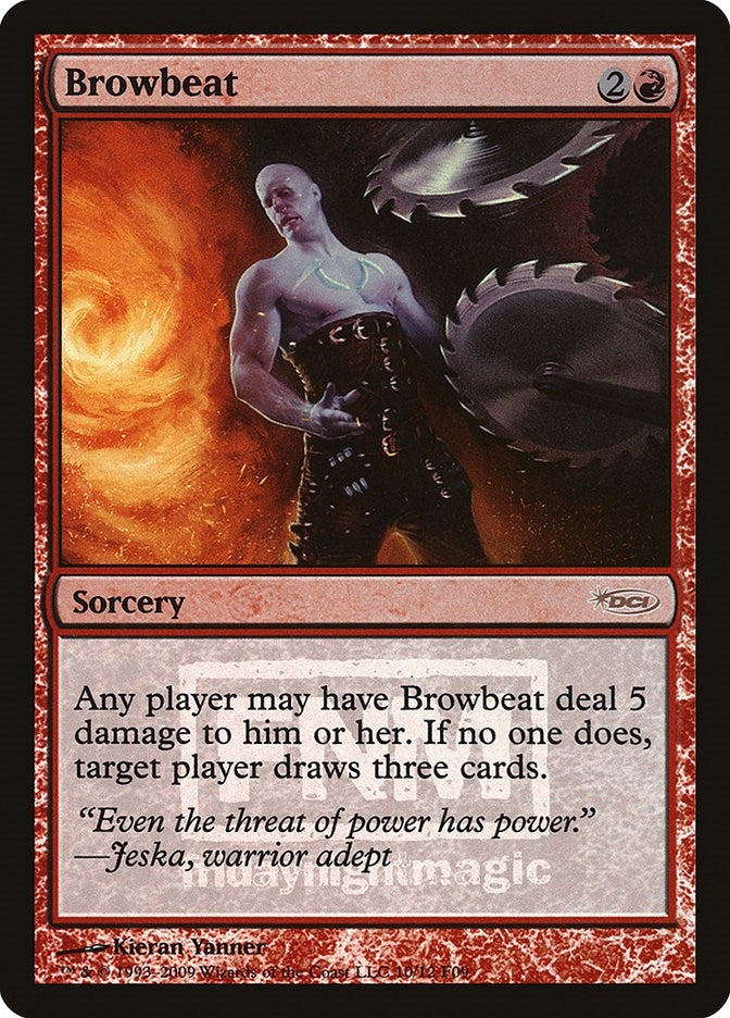 Image for Browbeat (10) [FNM Promos] - Magic: The Gathering