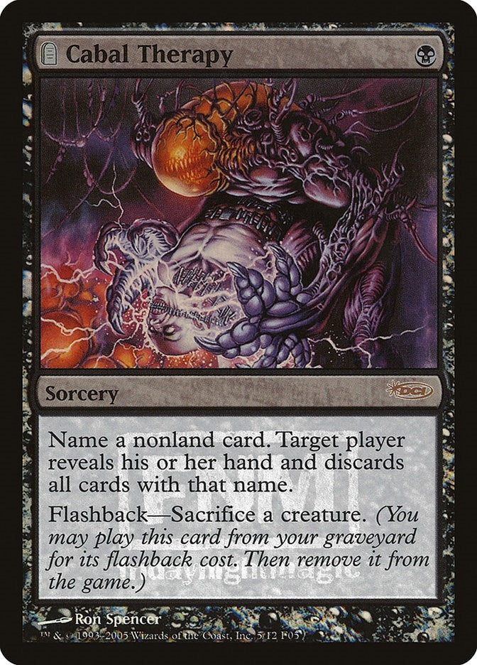 Image for Cabal Therapy (5) [FNM Promos] - Magic: The Gathering