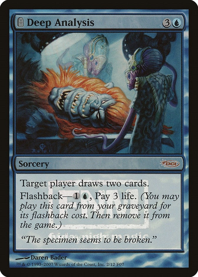 Image for Deep Analysis (2) [FNM Promos] - Magic: The Gathering
