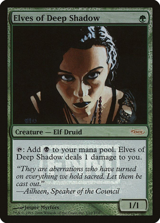 Image for Elves of Deep Shadow (1) [FNM Promos] - Magic: The Gathering