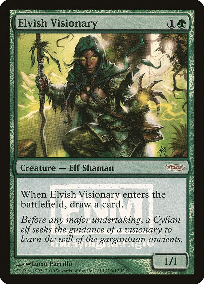Image for Elvish Visionary (6) [FNM Promos] - Magic: The Gathering