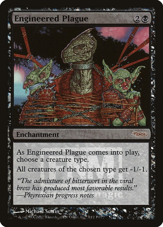Image for Engineered Plague (7) [FNM Promos] - Magic: The Gathering