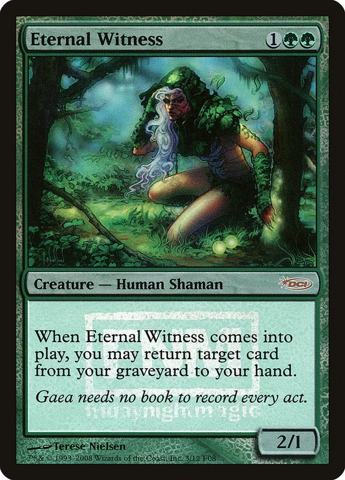 Image for Eternal Witness (3) [FNM Promos] - Magic: The Gathering