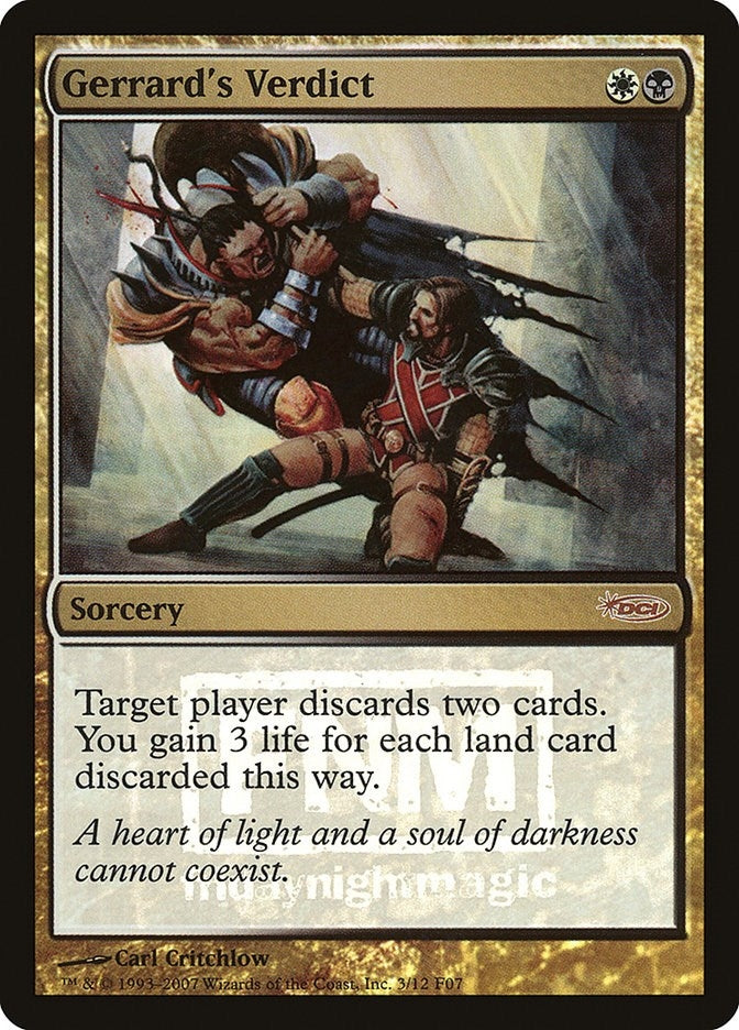 Image for Gerrard's Verdict (3) [FNM Promos] - Magic: The Gathering
