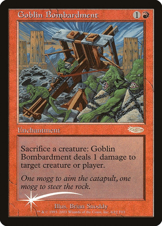 Image for Goblin Bombardment (6) [FNM Promos] - Magic: The Gathering