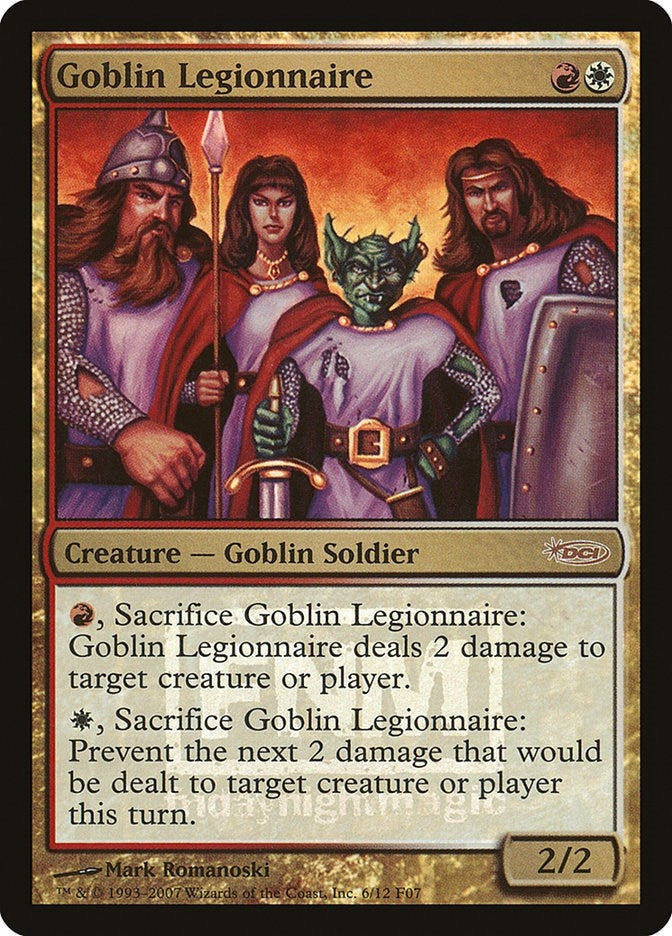 Image for Goblin Legionnaire (6) [FNM Promos] - Magic: The Gathering
