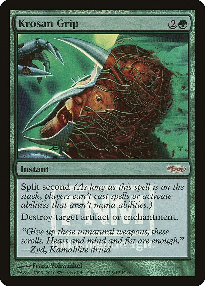 Image for Krosan Grip (8) [FNM Promos] - Magic: The Gathering
