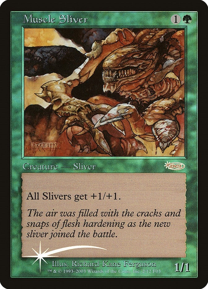 Image for Muscle Sliver (2) [FNM Promos] - Magic: The Gathering