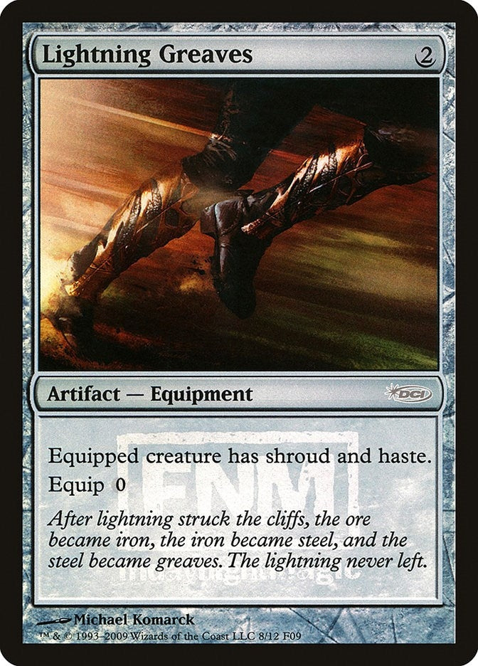 Image for Lightning Greaves (8) [FNM Promos] - Magic: The Gathering