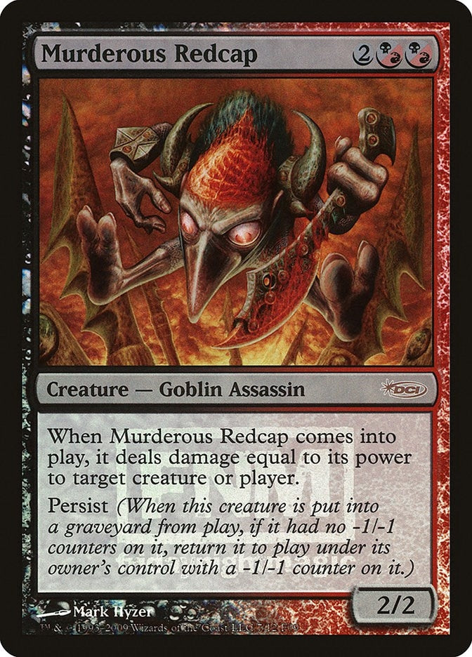 Image for Murderous Redcap (7) [FNM Promos] - Magic: The Gathering