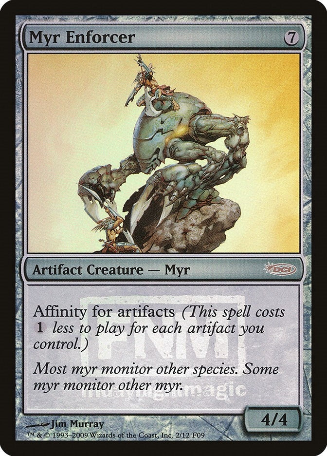 Image for Myr Enforcer (2) [FNM Promos] - Magic: The Gathering