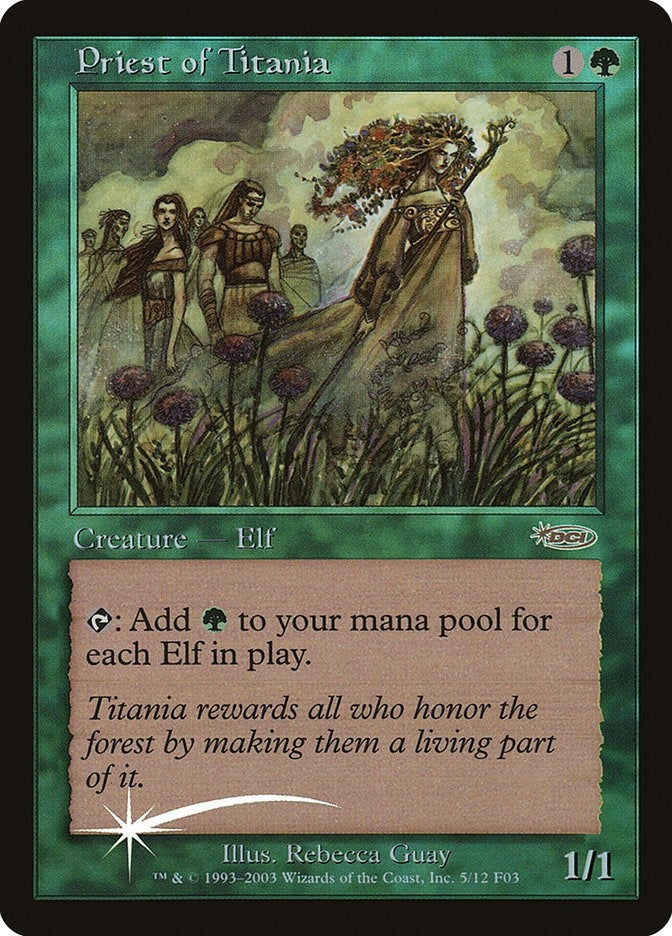 Image for Priest of Titania (5) [FNM Promos] - Magic: The Gathering
