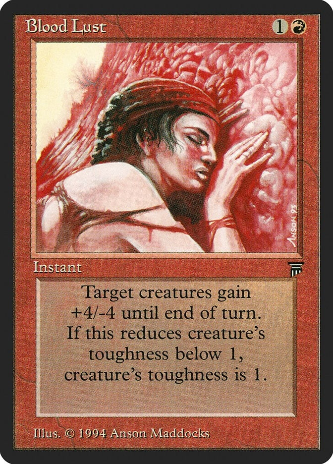 Image for Blood Lust [Legends] - Magic: The Gathering