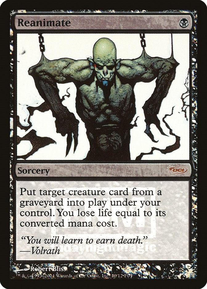 Image for Reanimate (10) [FNM Promos] - Magic: The Gathering