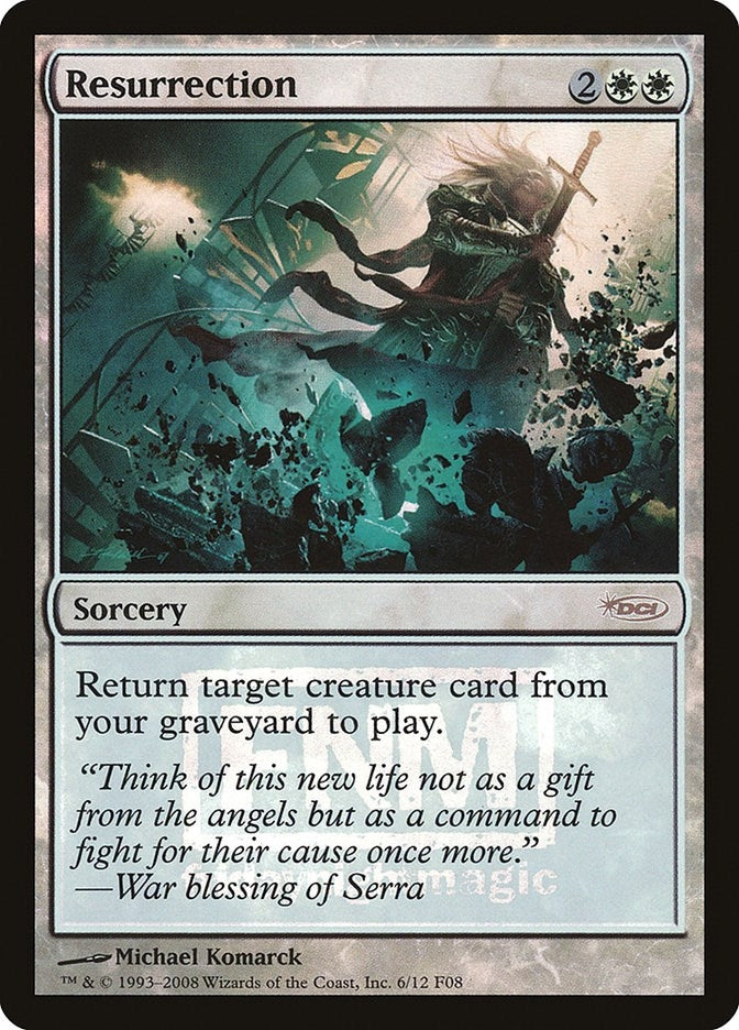 Image for Resurrection (6) [FNM Promos] - Magic: The Gathering