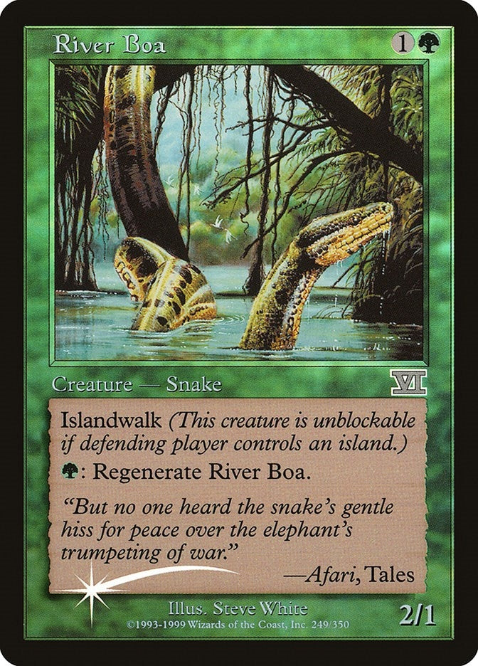 Image for River Boa (249) [FNM Promos] - Magic: The Gathering