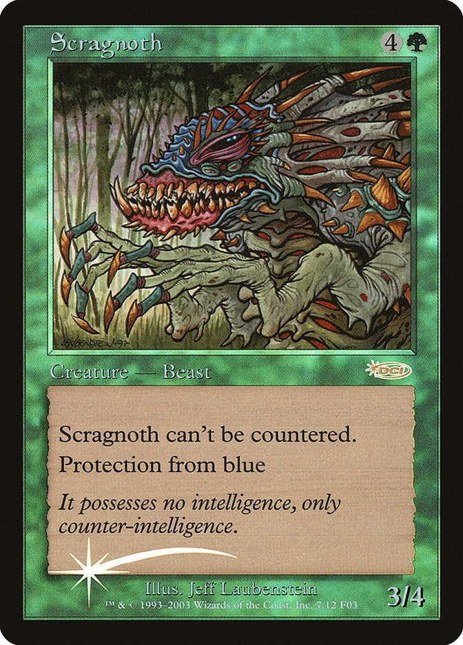 Image for Scragnoth (7) [FNM Promos] - Magic: The Gathering