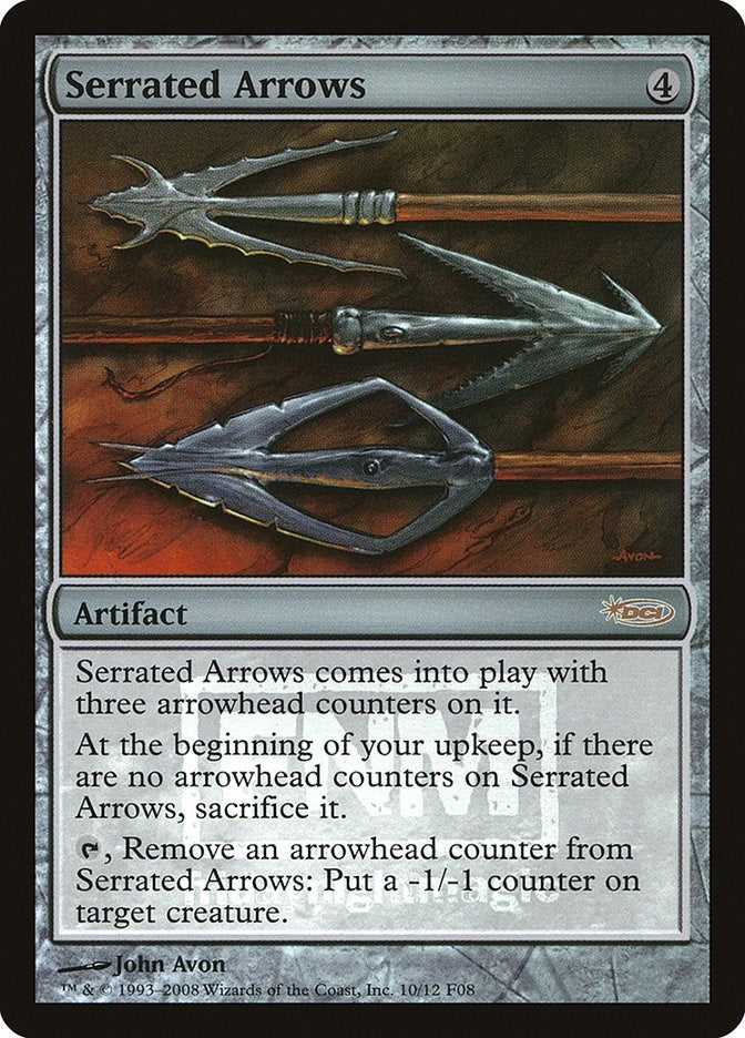 Image for Serrated Arrows (10) [FNM Promos] - Magic: The Gathering