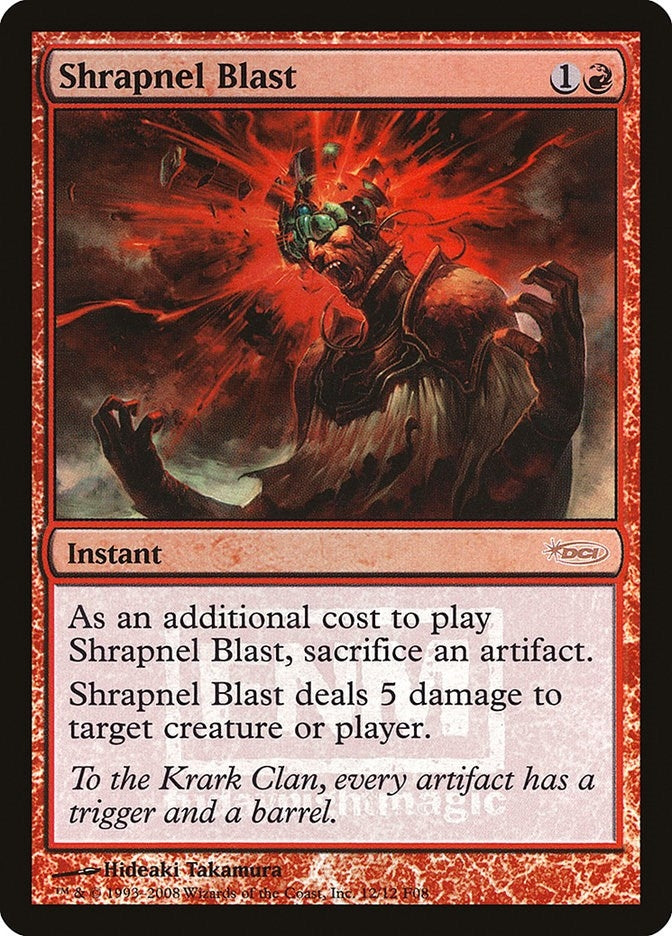 Image for Shrapnel Blast (12) [FNM Promos] - Magic: The Gathering