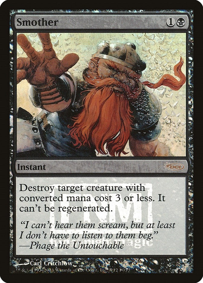 Image for Smother (8) [FNM Promos] - Magic: The Gathering