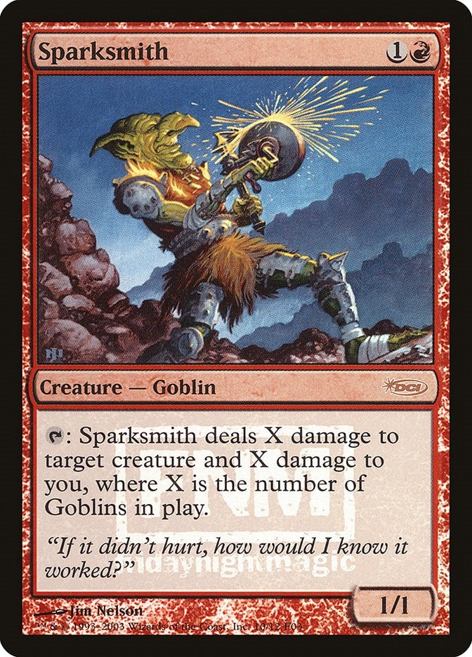 Image for Sparksmith (10) [FNM Promos] - Magic: The Gathering