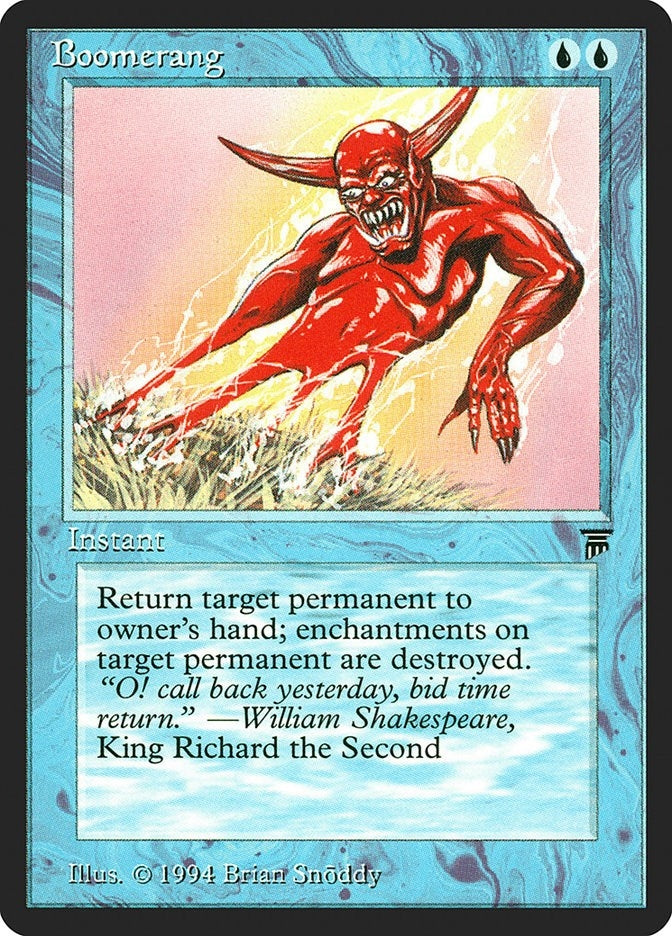 Image for Boomerang [Legends] - Magic: The Gathering