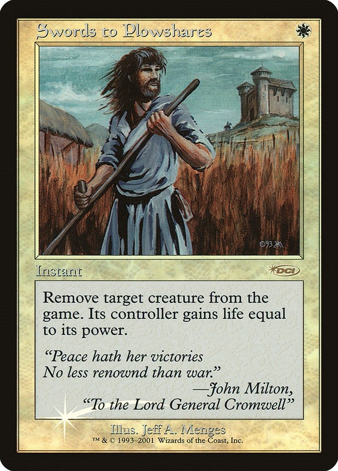 Image for Swords to Plowshares [FNM Promos] - Magic: The Gathering