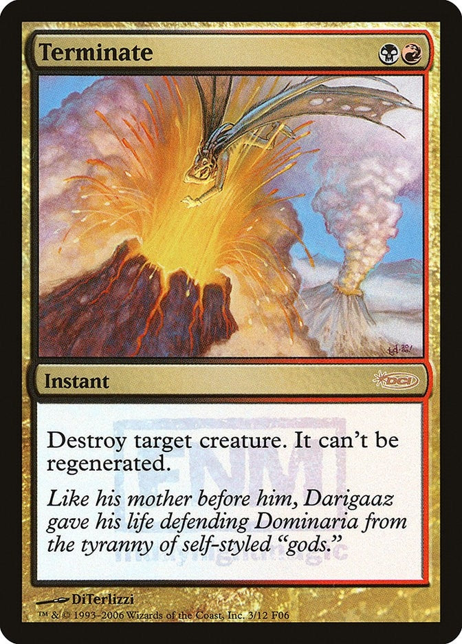 Image for Terminate (3) [FNM Promos] - Magic: The Gathering