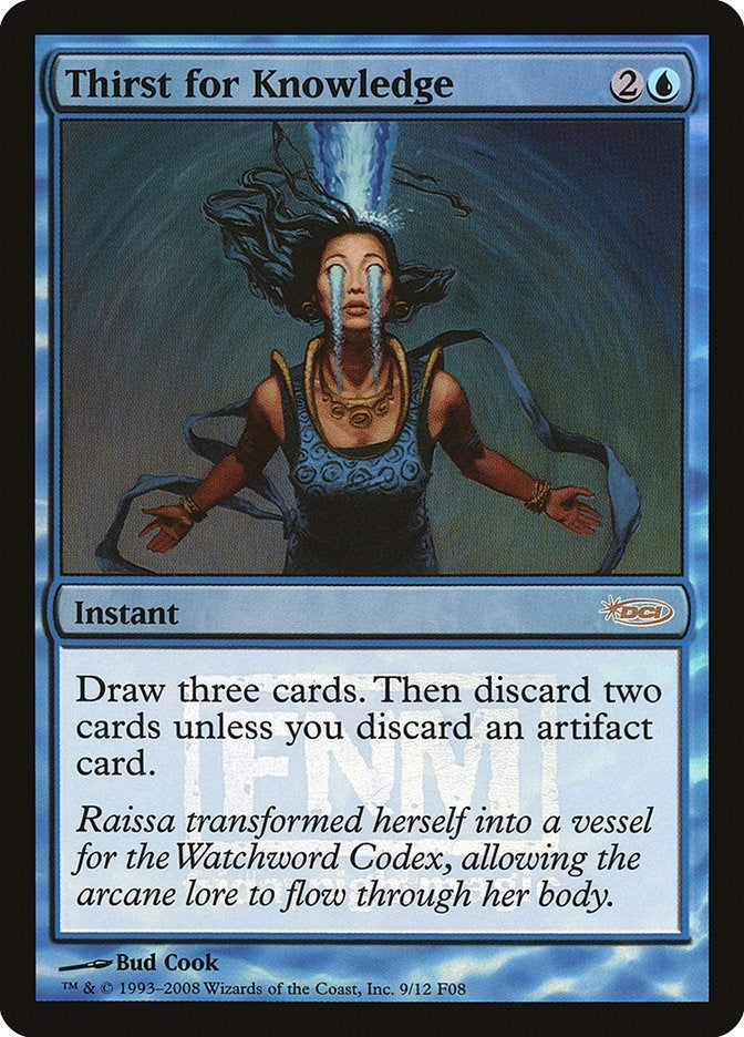 Image for Thirst for Knowledge (9) [FNM Promos] - Magic: The Gathering