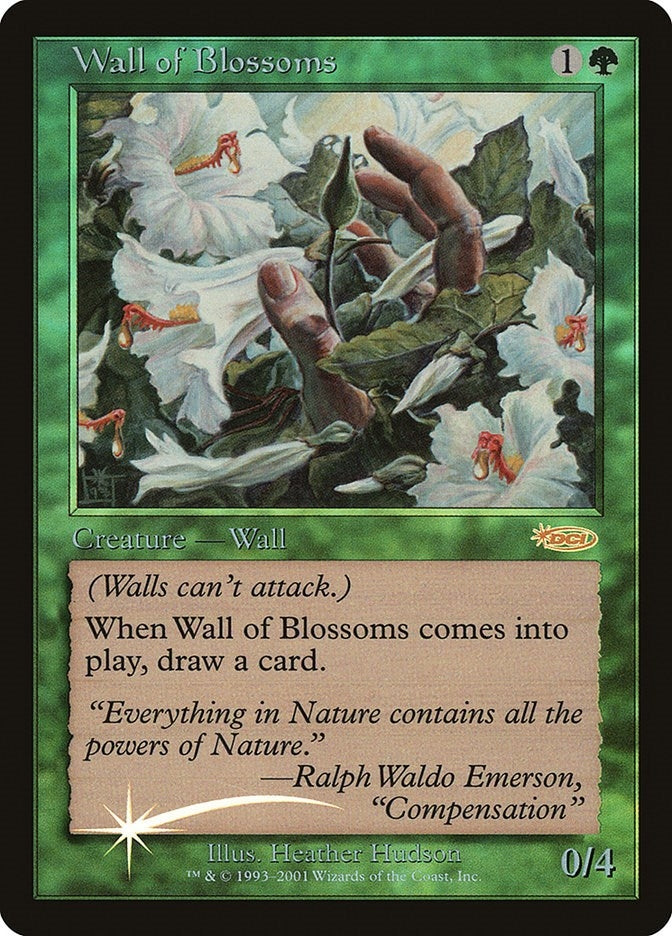 Image for Wall of Blossoms [FNM Promos] - Magic: The Gathering