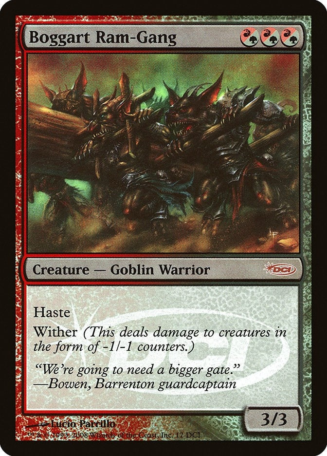 Image for Boggart Ram-Gang (17) [WPN & Gateway Promos] - Magic: The Gathering