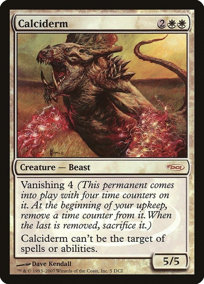 Image for Calciderm (5) [WPN & Gateway Promos] - Magic: The Gathering