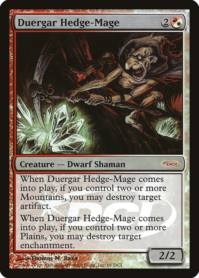 Duergar Hedge-Mage (19) [WPN & Gateway Promos]