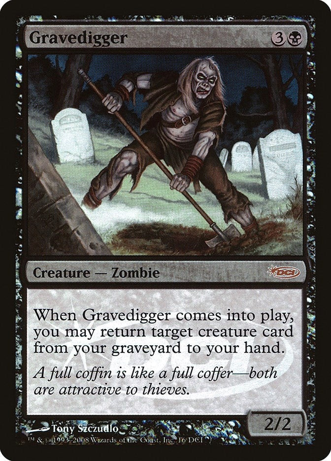 Image for Gravedigger (16) [WPN & Gateway Promos] - Magic: The Gathering
