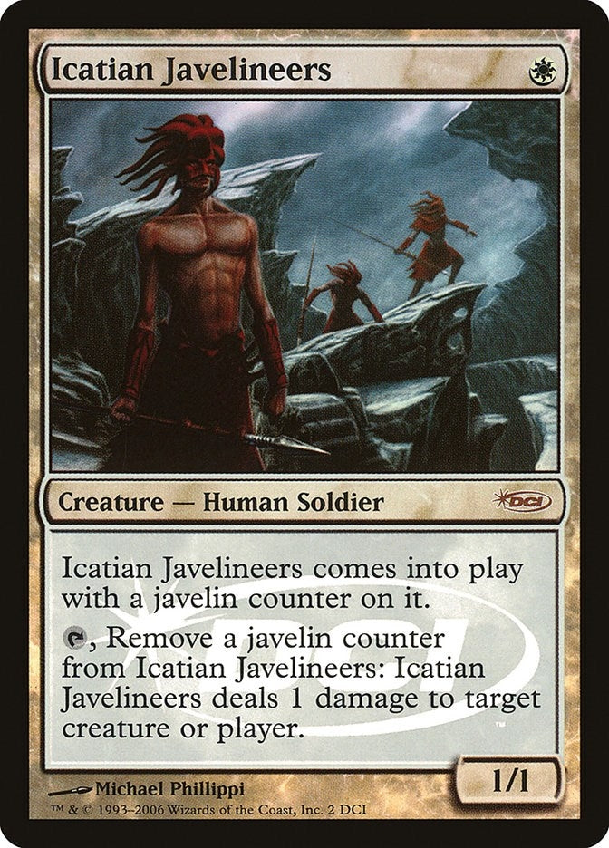 Image for Icatian Javelineers (2) [WPN & Gateway Promos] - Magic: The Gathering