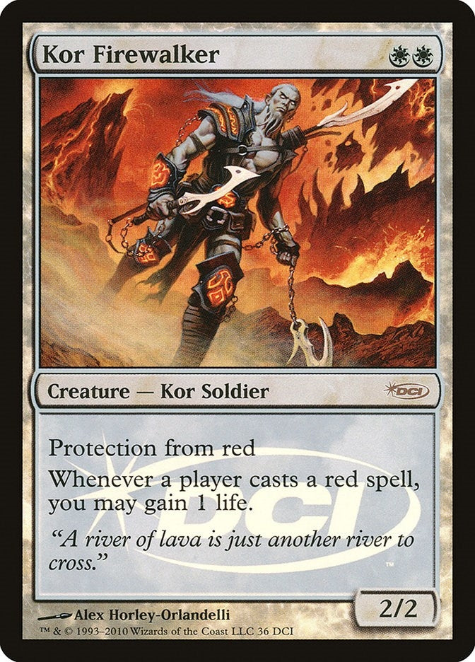 Image for Kor Firewalker (36) [WPN & Gateway Promos] - Magic: The Gathering