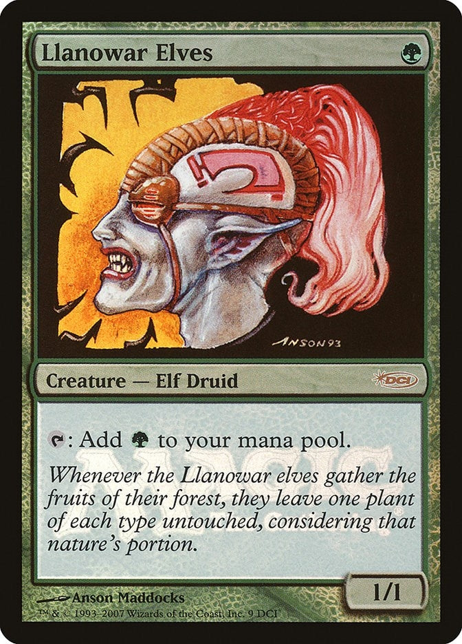 Image for Llanowar Elves (9) [WPN & Gateway Promos] - Magic: The Gathering