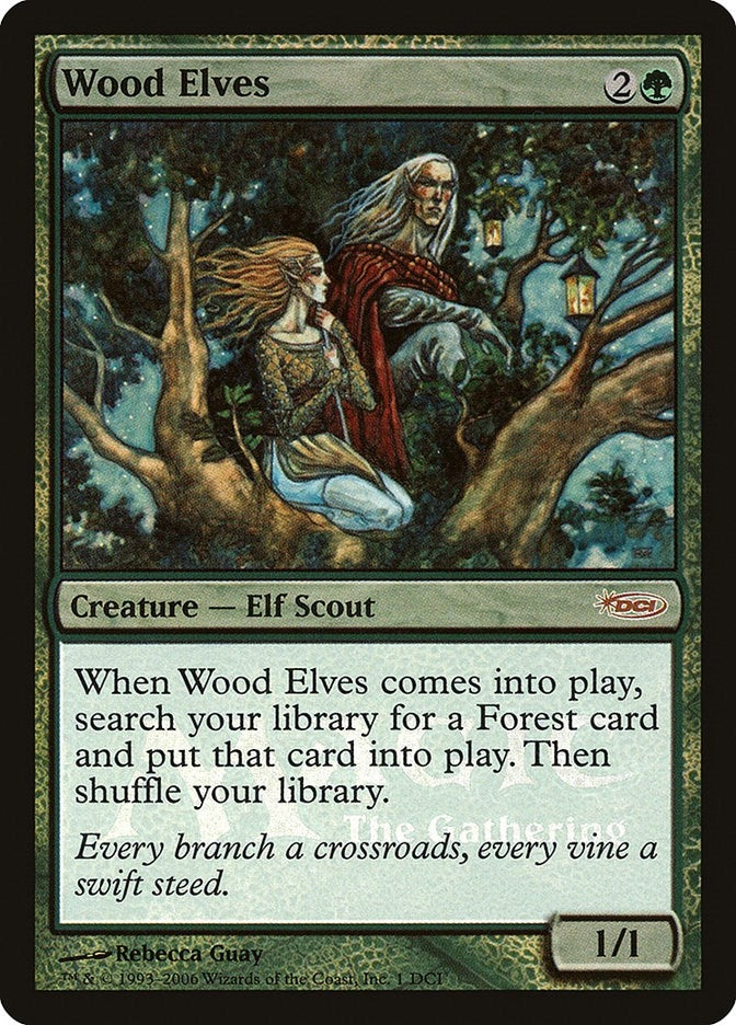 Image for Wood Elves (1) [WPN & Gateway Promos] - Magic: The Gathering