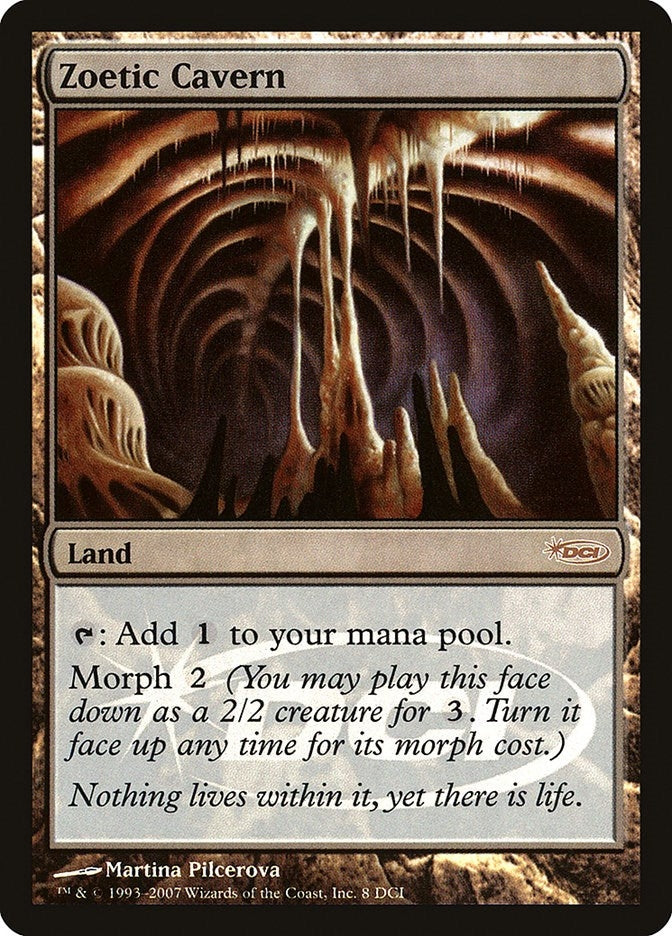Image for Zoetic Cavern (8) [WPN & Gateway Promos] - Magic: The Gathering