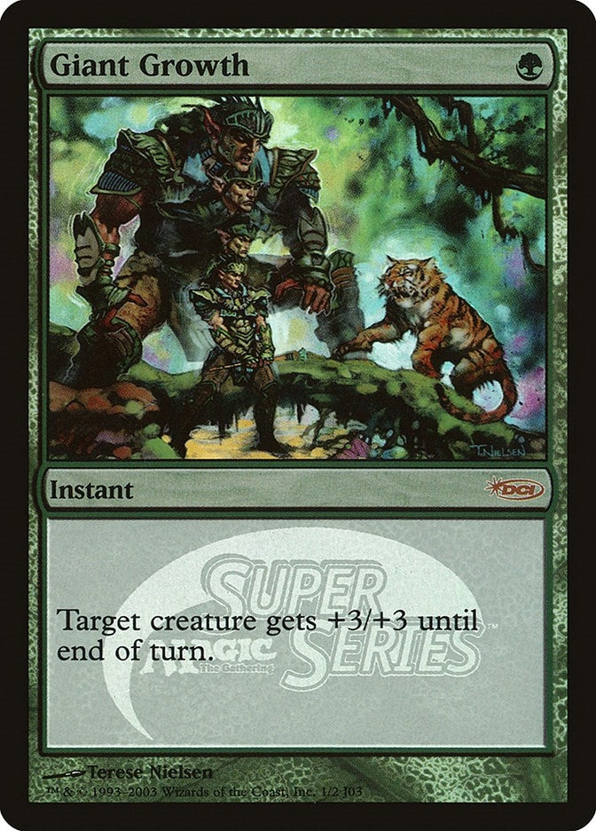Image for Giant Growth (Junior Super Series) (1) [Junior Series Promos] - Magic: The Gathering
