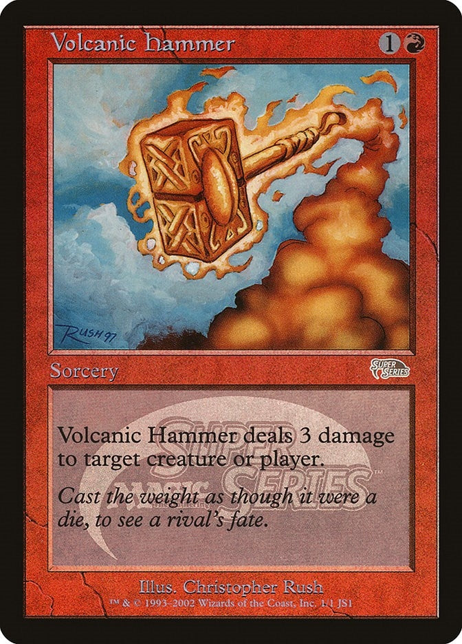 Image for Volcanic Hammer (Junior Super Series) (1) [Junior Series Promos] - Magic: The Gathering