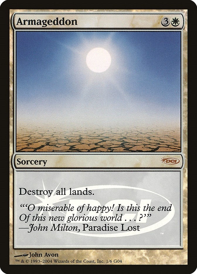 Image for Armageddon (1) [Judge Promos] - Magic: The Gathering