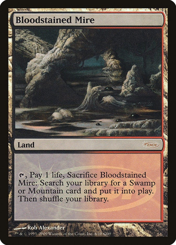 Image for Bloodstained Mire (6) [Judge Promos] - Magic: The Gathering