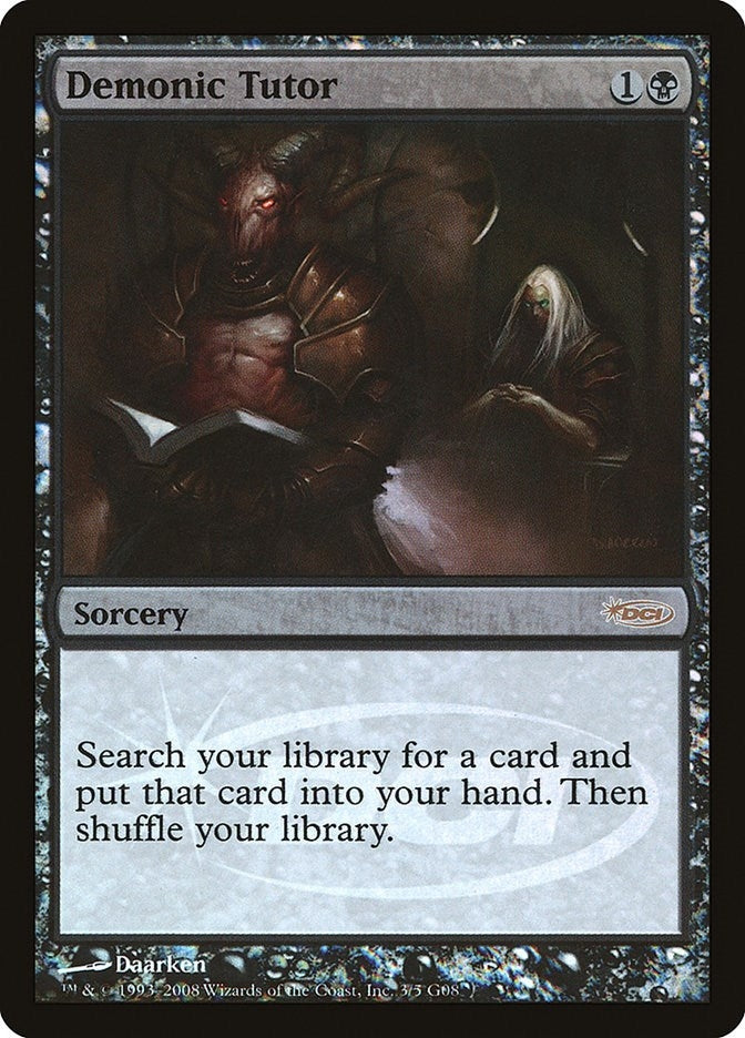 Image for Demonic Tutor (3) [Judge Promos] - Magic: The Gathering