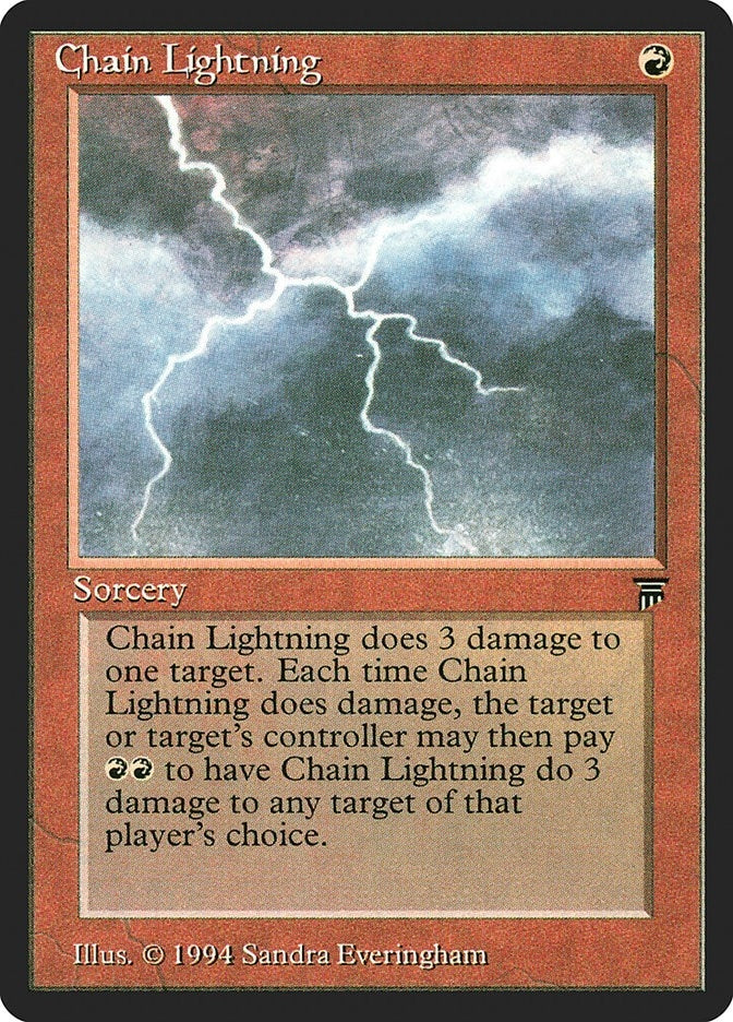 Image for Chain Lightning [Legends] - Magic: The Gathering