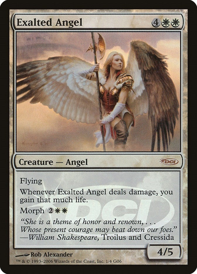 Image for Exalted Angel (1) [Judge Promos] - Magic: The Gathering