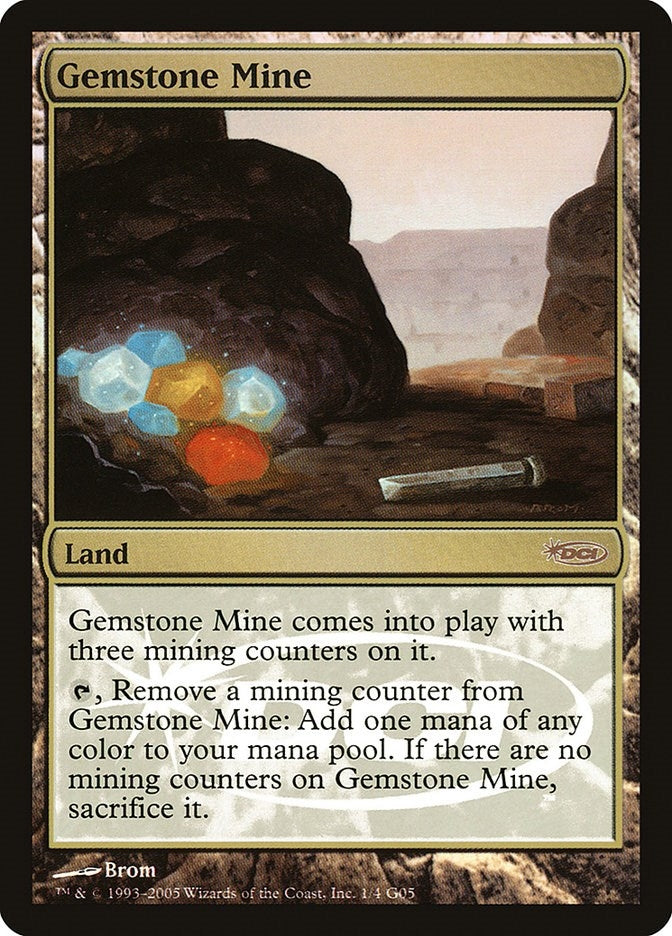 Image for Gemstone Mine (1) [Judge Promos] - Magic: The Gathering