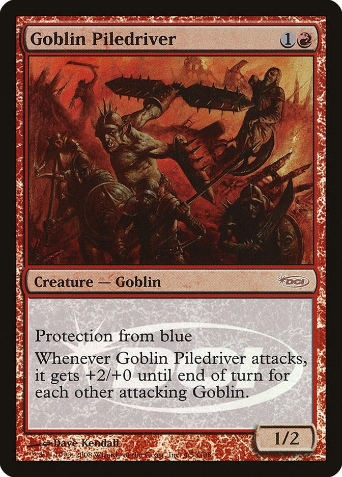Image for Goblin Piledriver (4) [Judge Promos] - Magic: The Gathering