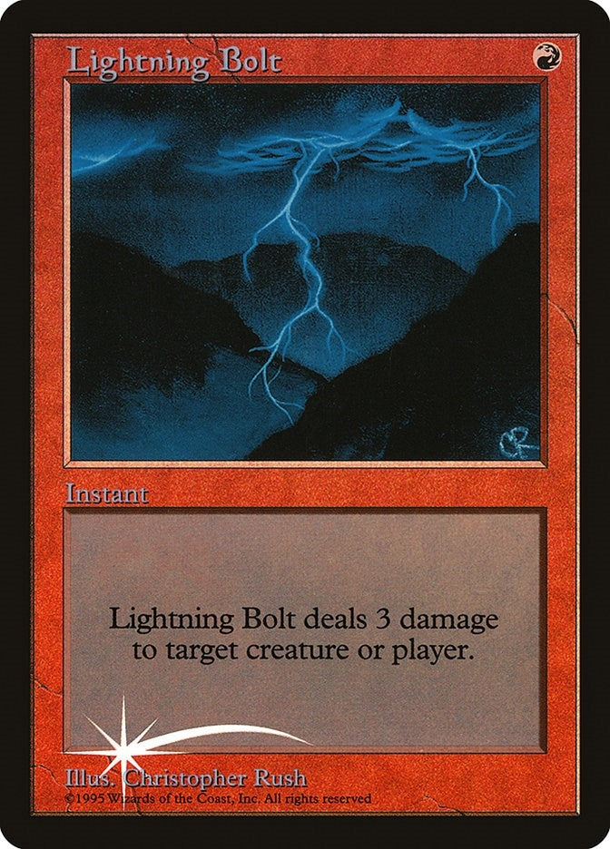 Image for Lightning Bolt [Judge Promos] - Magic: The Gathering
